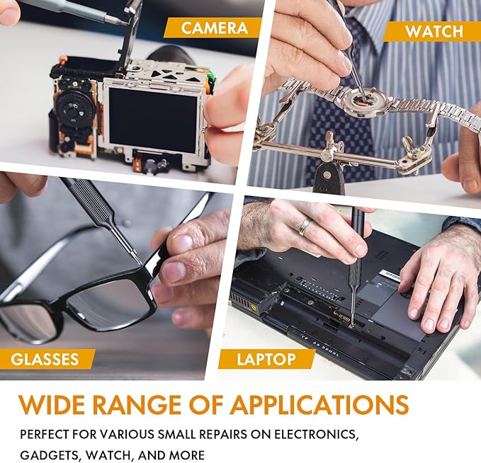 XOOL 27 in 1 Precision Screwdriver Set, Pen Style Mini Screwdriver with Built-in Storage, Magnetic Bit Holder, Ideal for Electronics, Watches, Laptops, and Small Repairs