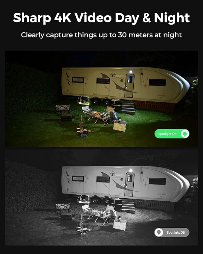 REOLINK 4K 4G LTE Dual Lens Cellular Security Camera +128GB SD Card, Auto Tracking, No WiFi Solar Powered, 6X Hybrid Zoom, 8MP Color Night Vision, SIM Card Included, TrackMix LTE Solar Kit