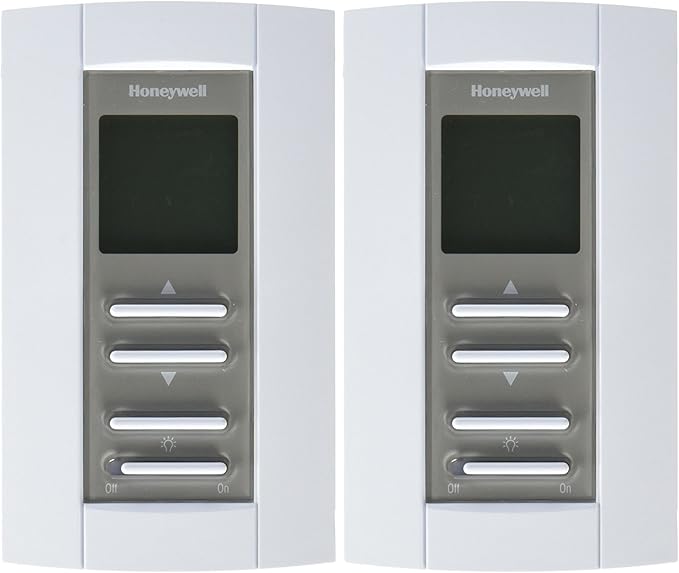 Honeywell TL7235A1003 Line Volt Pro Non-Programmable Digital Thermostat with Electronic Temperature Control, 240-Volt (Pack of 2)