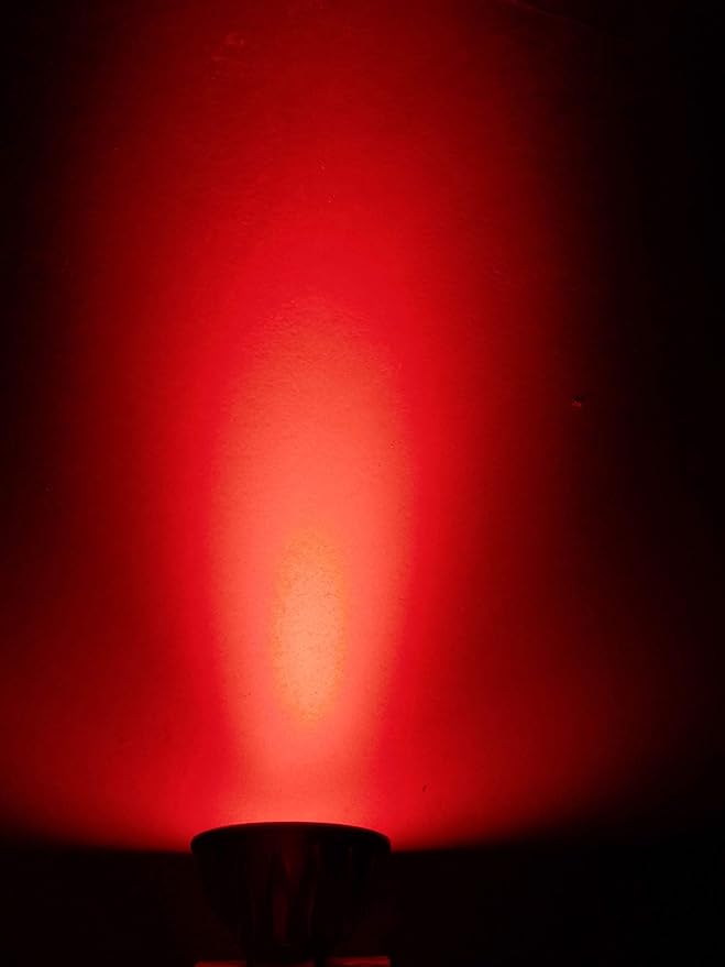 ALIDE Red MR16 GU5.3 Led Bulbs 5W,20W 35W 50W Halogen Equivalent,12V Low Voltage MR16 Led Red Bulb Spotlights for Outdoor Landscape Yard Garden Tree Pool Holiday Lighting,Not Dimmable,38 Deg,6 Pack