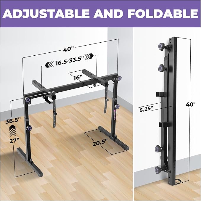 Liquid Stands Table Style Foldable Piano Keyboard Stand 54-88 Key – Heavy-Duty Music Piano Stand, Adjustable Height & Width, Headphone Hanger – Fits 2nd Tier, Tabletop – Electric, Digital, Portable