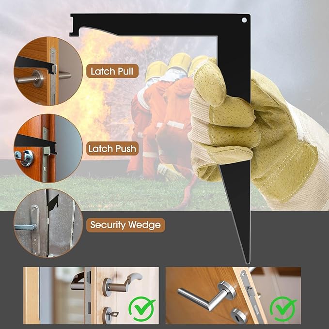 Firefighting Tool Multi-Purpose Kit - Made of High Quality Spring Steel for Firefighters, Emergency Responders (4)