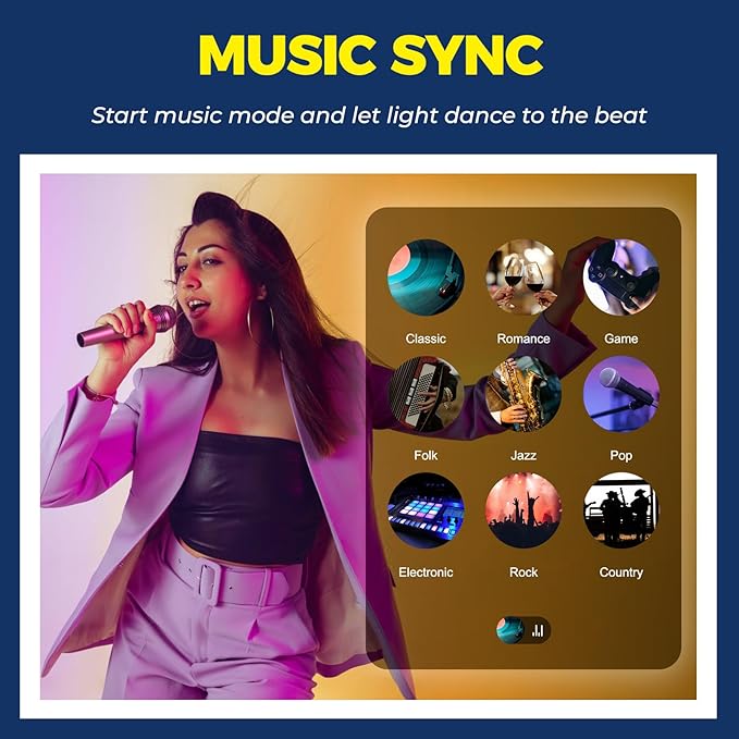 Smart Light Bulbs 10 Pack, Smart Bulb Compatible with Alexa/Google Home/Smart Life, CRI>90, RGBCW Color Changing LED Light Bulbs, 2.4G WiFi Bluetooth A19 E26 Bulb, No Hub Required, ETL Listed