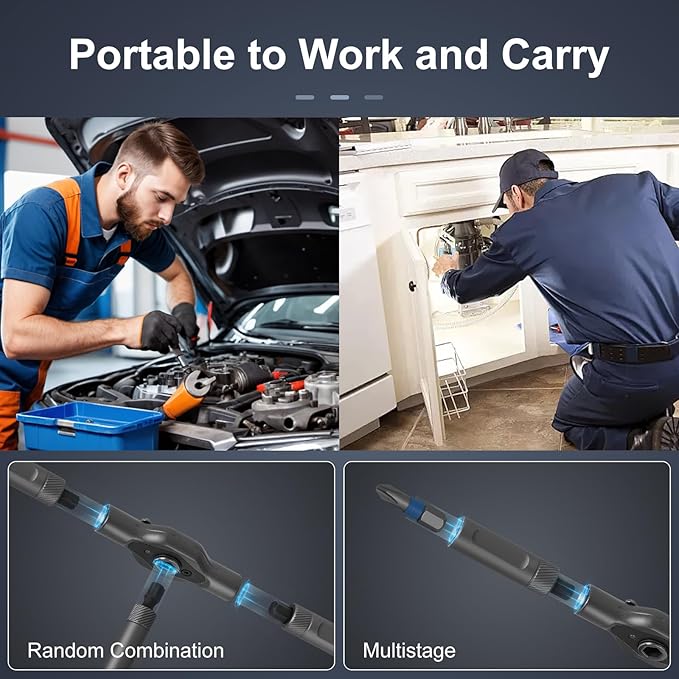 42 in 1 Magnetic Screwdriver Set, Screw Driver Set Kit with Detachable Ratchet Handle, DIY Mini Ratchet Screwdriver, Ratchet Allen Wrench Set for Furniture, Computers, Electronics, Bicycles