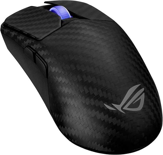 ASUS ROG Harpe Ace Extreme Wireless Esports Gaming Mouse – Carbon Fiber Build, 47g Lightweight, Tri-Mode Connectivity, 42K DPI, up to 70Hr Battery, Glass Skates, Pro-Approved, PC/Mac Support - Black