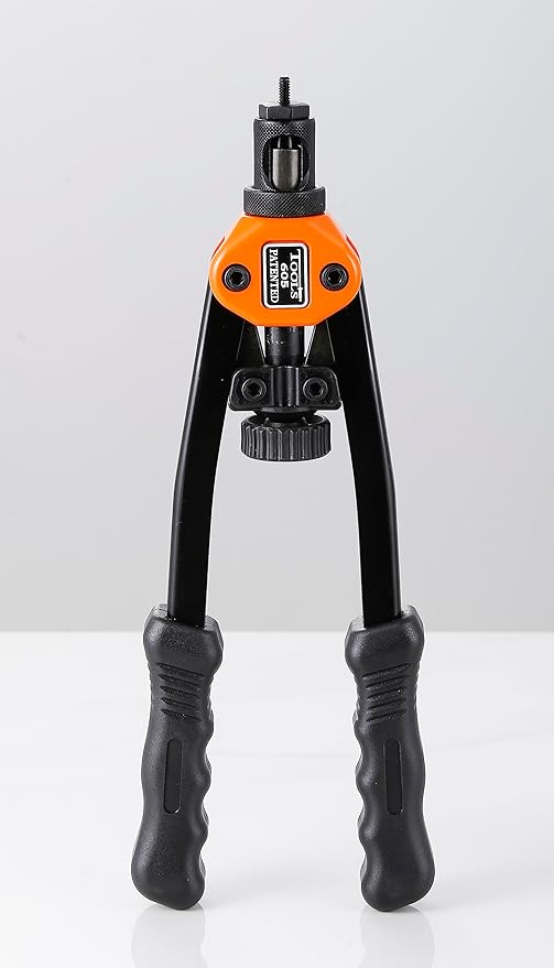 Rivet Nut Gun Professional Hand Tool Convenient Lightweight, with 4 SAE Mandrels 1 Wrench Tool