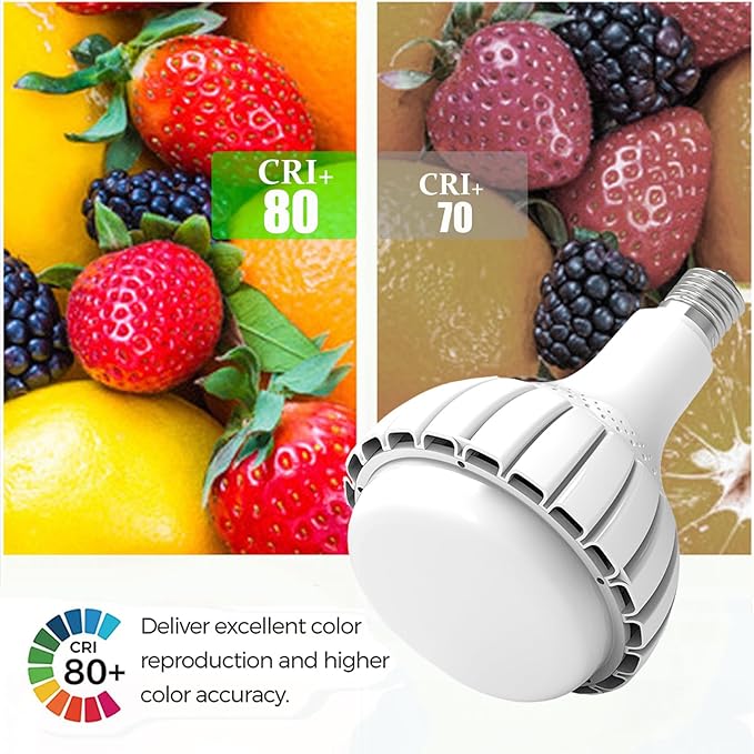 150W LED Bulb E39 Mogul Base, E39/E26 Super Bright Light Bulbs 5000K Daylight 19500LM Equivalent 1200Watt HPS/Metal Halide, High Lumen LED Bulb for Commercial Warehouse Workshop Factory Backyard Barn