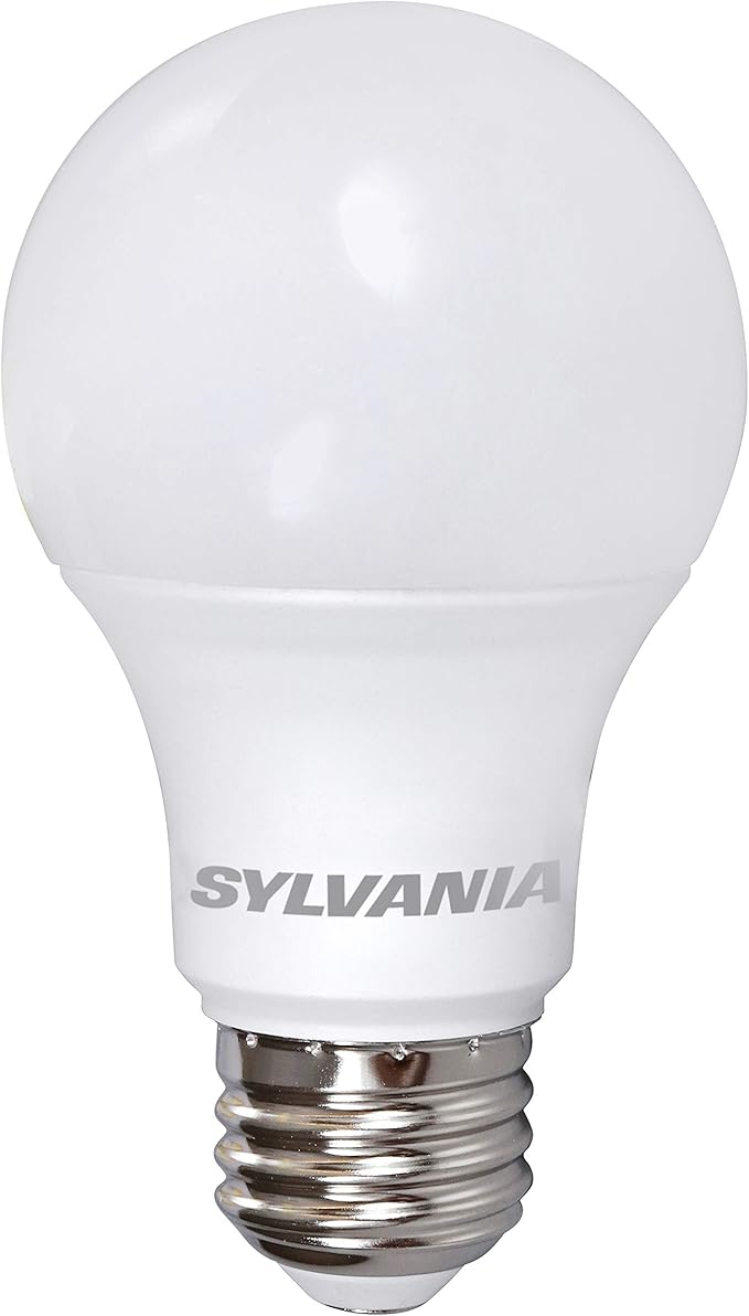 LEDVANCE SYLVANIA A19 LED Light Bulb, 8.5W, 60W Equivalent, 10 Year, Non-Dimmale, 800 Lumens, 3000K, White - 1 Pack (74733)