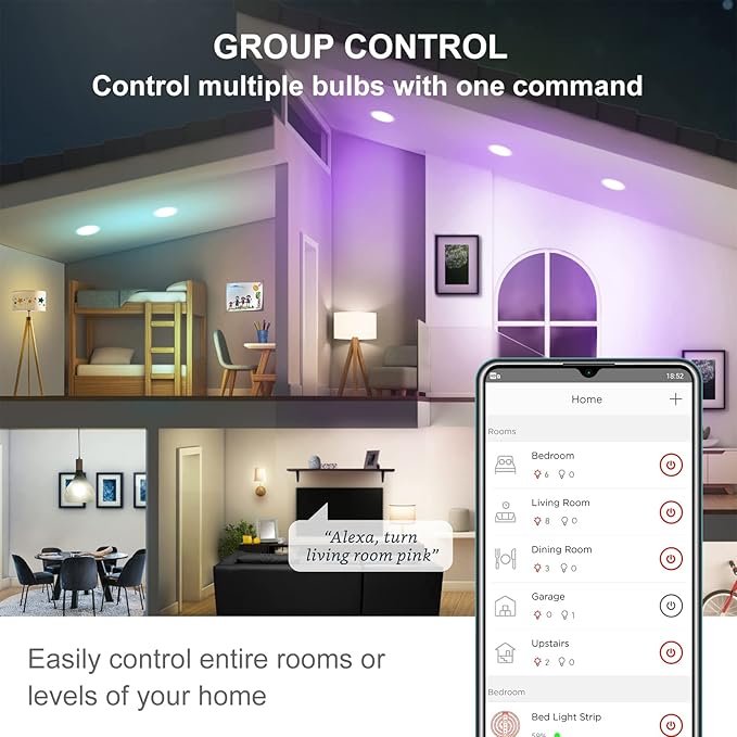 Sengled Smart Bulbs that Work with Alexa, Google, SmartThings, Zigbee Hub Required, BR30 Smart Led Bulb 75W, Smart Recessed Light Bulbs, Color Changing Light Bulb, Smart Flood Light E26, 940LM 1 Pack