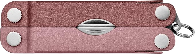 LEATHERMAN, Micra, Keychain Multi-tool with Grooming Tools, Mini Pocketknife for Everyday Carry (EDC), Hobbies & Outdoors, Built in the USA, Heathered Blush