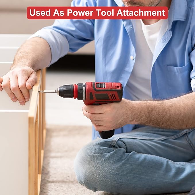 SHARDEN Multi Screwdriver 13-in-1 Screw Driver Adjustable Screwdriver Set Multitool All in One with Torx Security, Flat Head, Phillips, Hex, Square and 1/4 Nut Driver