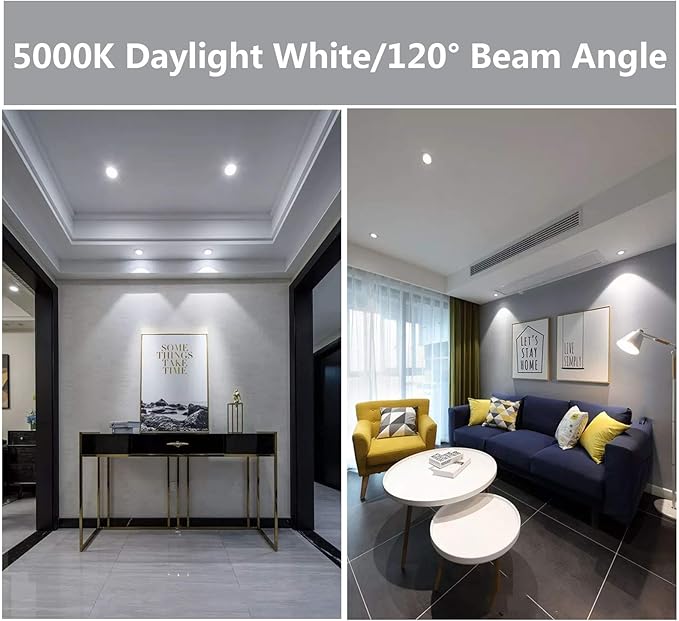 Small frog Gu10 Led bulb Dimmable ｜Daylight Led Light Bulbs, 5W=50W Halogen Light Bulbs, 120° Beam Angle Flood light bulb for Indoor Outdoor Lighting, Pack of 6