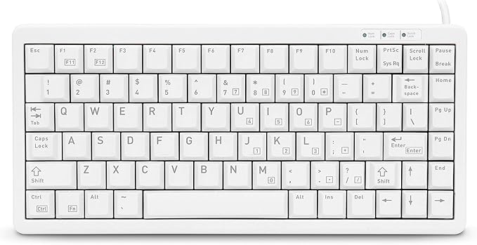 CHERRY ML 4100 Ultraslim Keyboard- Light Gray - US 83 Key Layout. USB & PS/2 (G84-4100LCAUS-0)