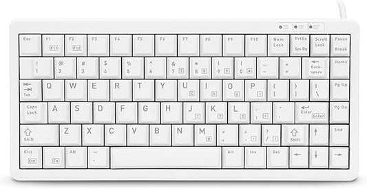 CHERRY ML 4100 Ultraslim Keyboard- Light Gray - US 83 Key Layout. USB & PS/2 (G84-4100LCAUS-0)