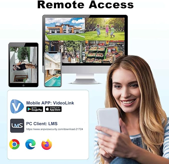 Anpviz 4K PoE IP Camera, 8MP Turret Security IP Camera Outdoor Indoor, AI Human Vehicle Motion Detection, Smart Dual Light Color Night Vision, Built-in Mic, 2.8mm Lens, Waterproof, NDAA (U Series)