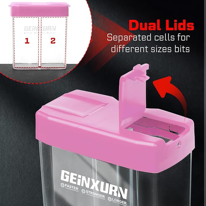 Impact #20 Torx Screwdriver Bits Set,43 Pcs Magnetic1"/2" T20 S2 Steel Driver Bits with Storage Colorful Box