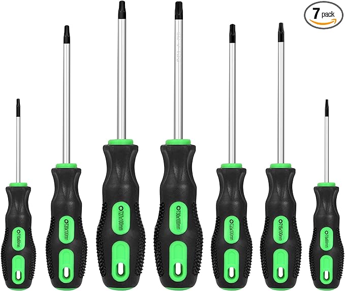 7PCS Magnetic Torx Screwdriver Set T8 to T30 Star Screwdrivers (7PCS TORX SCREWDRIVER)