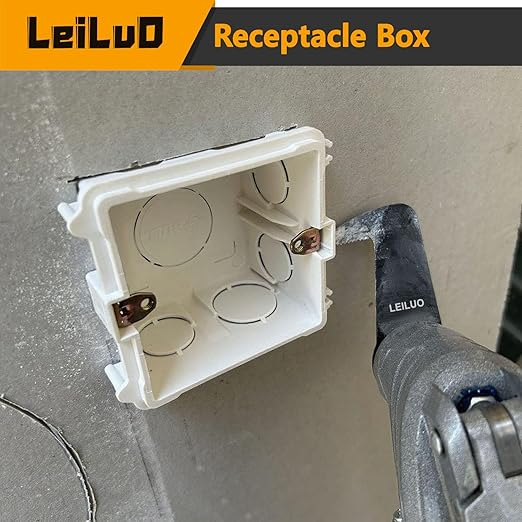 LEILUO 6 Pcs Multitool Oscillating Tool Blade Drywall & Multi-Material Cutting Universal Fit for DeWalt Makita & More