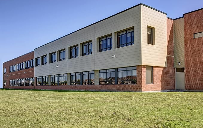 Lithonia Lighting 13" LED Wall Pack Outdoor Light Fixture, Building Wall Light, Adjustable Lumens, 4000K Cool White, MVOLT 120-277V, IP65, Glass Lens, Bronze (TWX2 LED ALO 40K MVOLT DDBTXD)