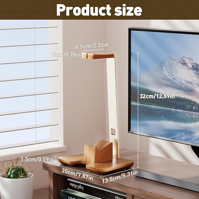 Controller and Headphone Stand for Desk Gaming Desk Accessories Controller and Headphone Holder Headset Holder Headset Stand