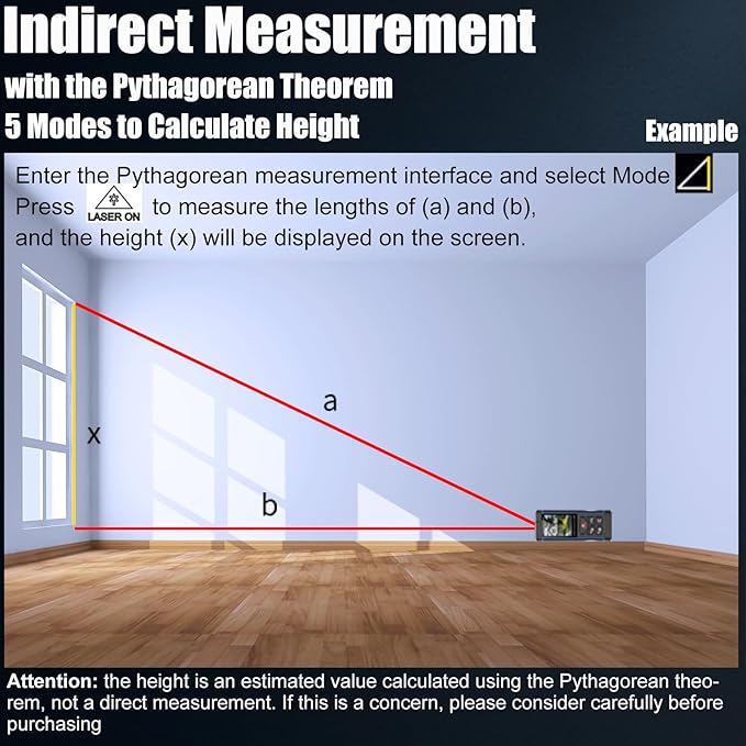 330ft Laser Distance Measuring Tool with Camera, Long Range Laser Meters with Tripod for Home Renovation, Interior Design, DIY Projects, Area, Volume & Distance Measurement