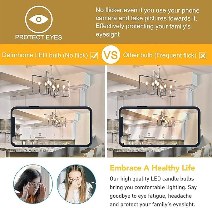 Leools T10 Led Bulb,Dimmable 6W Led Tubular Bulbs,E26 LED Edison Bulb, 60 Watt Incandescent Bulb Equivalent,Warm White 2700K, Clear Glass, E27 Lamp Bulb, for Cabinet Display Cabinet etc,6 Pack.