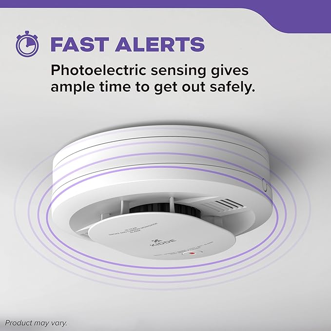 Kidde Smoke & Carbon Monoxide Detector, AA Battery Powered, LED Warning Light Indicators, 30CUDR