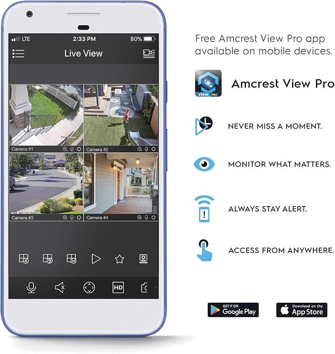 Amcrest 4K Optical Zoom AI IP PoE Camera, Varifocal 8MP Outdoor IP POE AI Camera Turret, Face Detection, Human/Vehicle Detection, 2.7mm~13.5mm Lens, IP67, 5X Optical Zoom (IP8M-VT2879EW-AI)