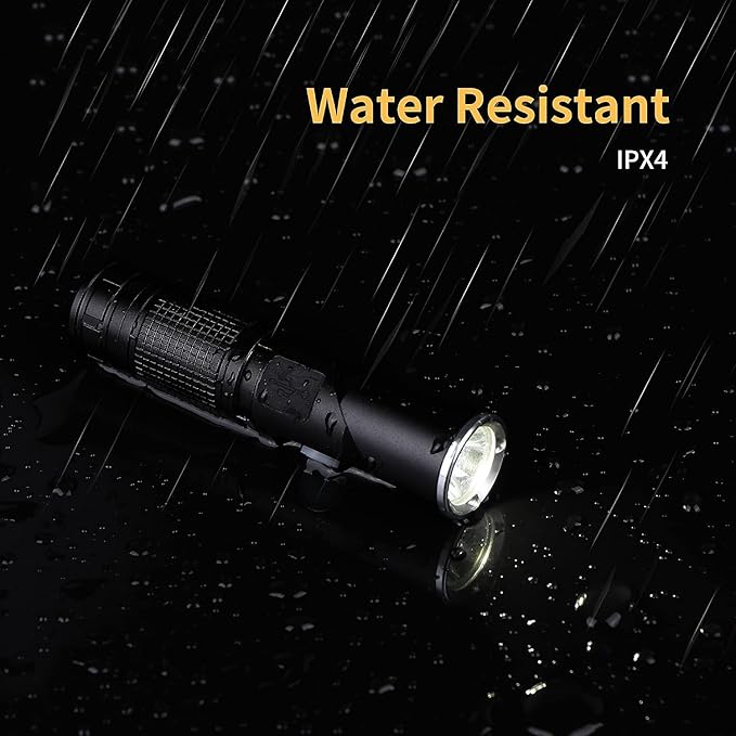 Flashlight Rechargeable Mini Pocket Flashlights High Lumens 600 Lumen with Magnetic Base Waterproof Tactical Led Flashlight for Camping Outdoor Emergencies