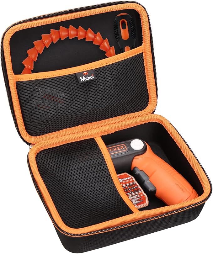 Mchoi Hard Carrying Case Compatible with BLACK+DECKER 4V MAX Cordless Screwdriver BDCSFL20C, Case Only