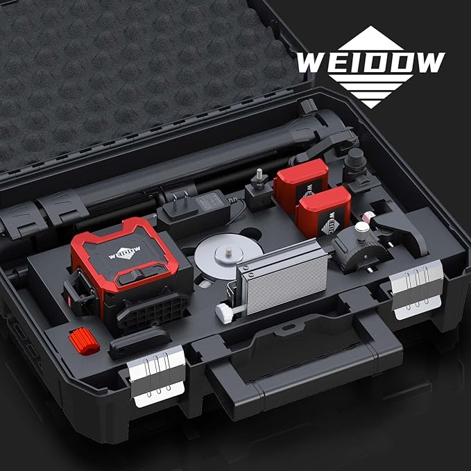 16 Lines Self-Leveling Laser Level with Tripod, 4x360°4D Green Cross Line Vertical & Horizontal Laser for Construction,Home Renovation,Remote Controller&Durable Case