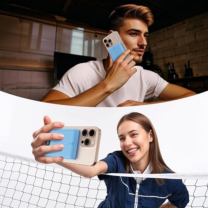 Magnetic Portable Charger, 16800mAh Wireless Power Bank, with 20W USB-C Fast Charging and LED Digital Display Magnetic Battery Pack, Compatible with iPhone 17/16/15/14/13/12 Full Series (2025)