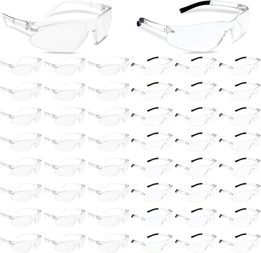 JDHXBMW Safety Glasses for Men Women ANSI Z87 UV Protective Eyewear Bulk Lab Goggles