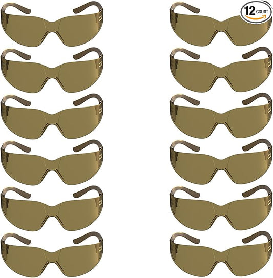 Work Safety Glasses For Men | Ansi Z87 Certified Safety Goggles For Shooting Range | Anti-Scratch Outdoor Glass