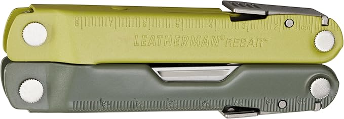 LEATHERMAN, Rebar Multitool with Premium Replaceable Wire Cutters and Saw, Mossy Slate with Nylon Sheath