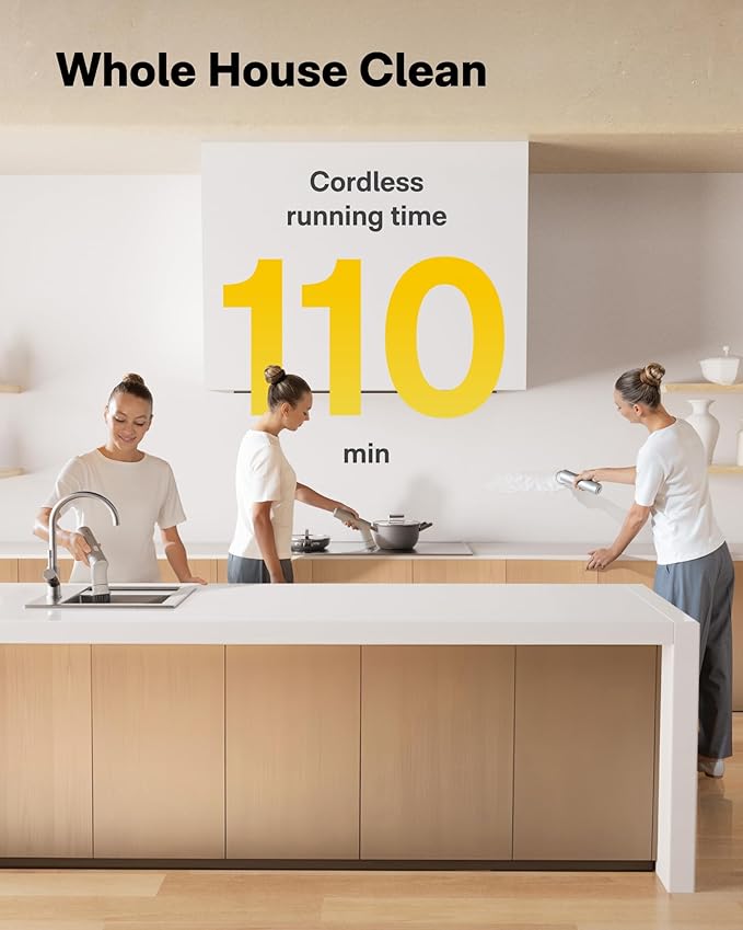 HOTO Handheld Short-Handle Electric Spin Scrubber, IPX7 Waterproof Cordless Scrubber Brush, Bathroom Cleaning Brush, Max 22 in-lb, with 9 Brush Heads for Bathroom, Shower, Kitchen, Sink, Tile