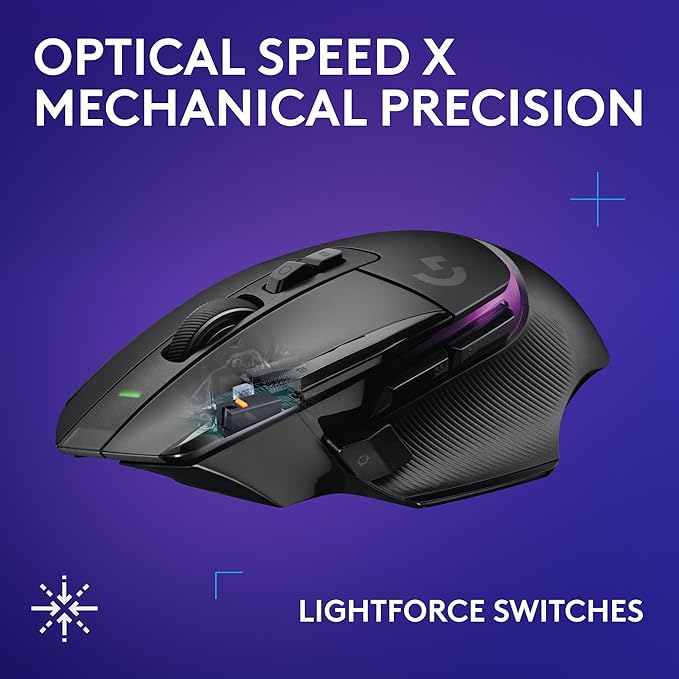 Logitech G502 X PLUS Wireless Gaming Mouse & G515 LIGHTSPEED TKL Wireless Gaming Keyboard, Fully Programmable RGB Low-Profile Keyboard & Mouse Combo PC/Mac