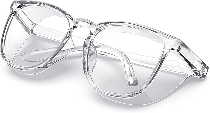 Stylish Safety Glasses, Clear Anti-Fog Anti-Scratch Protective Glasses For Men And Women