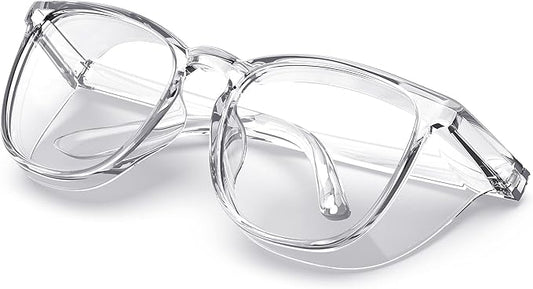 Stylish Safety Glasses, Clear Anti-Fog Anti-Scratch Protective Glasses For Men And Women