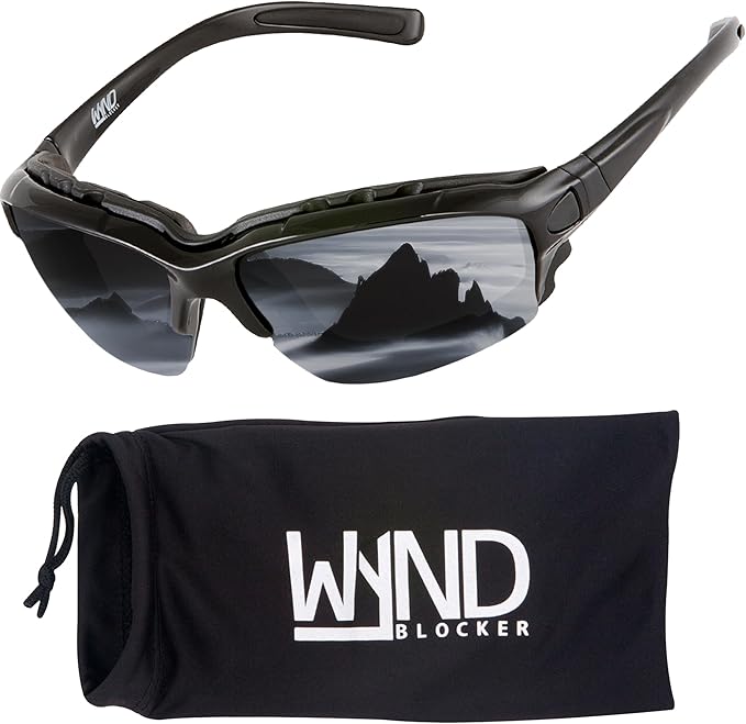 WYND Blocker Motorcycle Riding Glasses Extreme Sports Wrap Sunglasses
