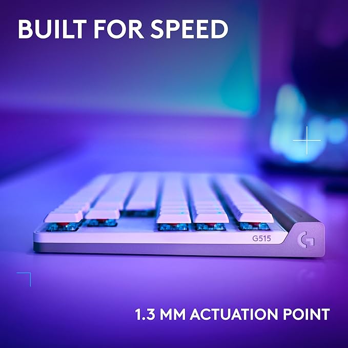 Logitech G502 X Plus Lightspeed Wireless Gaming Mouse + G515 TKL Wireless Gaming Keyboard (Tactile) Bundle: White