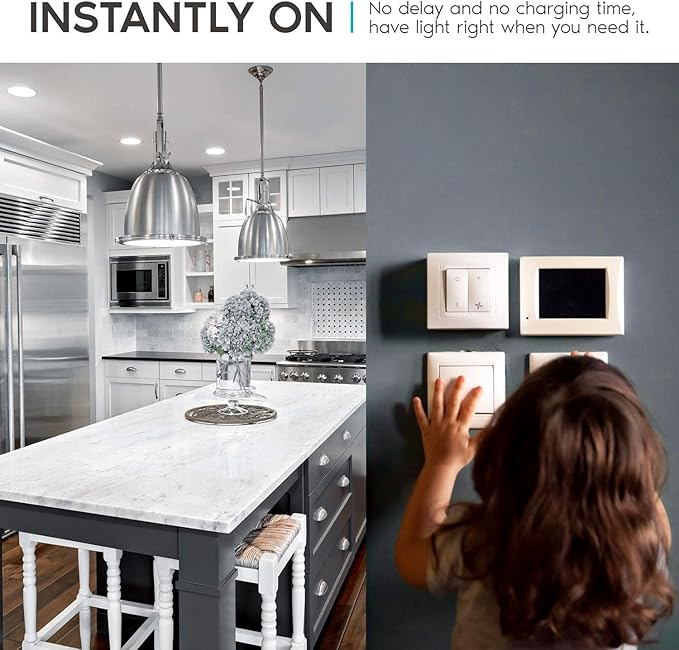 LUXRITE A19 LED Light Bulb 60W Equivalent, 5000K Bright White Dimmable, 800 Lumens, Standard LED Bulb 9W, E26 Base, Energy Star, Enclosed Fixture Rated, Perfect for Lamps and Home Lighting (4 Pack)