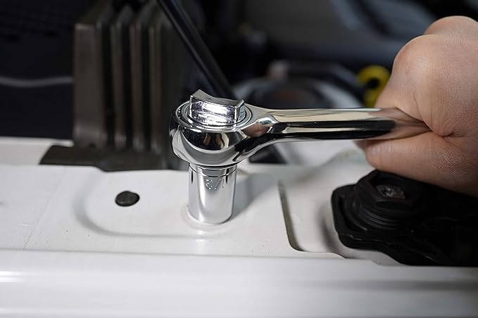 121 Piece MECHMAX Mechanic Tool Set, 1/4 & 3/8 Inch Drive SAE & Metric Socket Wrench Kit, Sockets, Combination Wrenches Auto Repair Tool Set with Storage Case and as A Gift