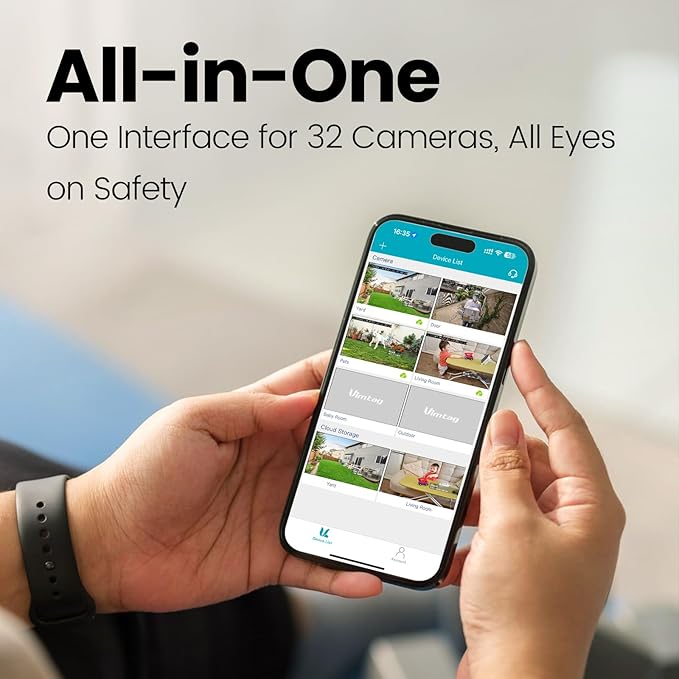 VIMTAG 5G/2.4G 2.5K Cameras for Home Security-Outdoor/Indoor Camera for Dog/Cat/Pet/Nanny/Baby, Wired, Color Night Vision, Free AI Detection, 2-Way Audio, 24/7 SD Recording,Support Alexa Cloud SD Card