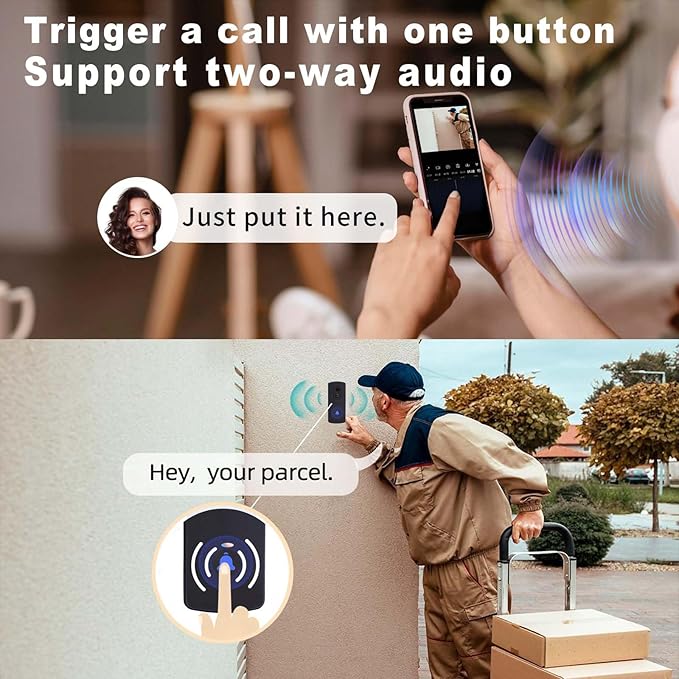 WiFi Camera Outdoor Wireless,AA Battery Operated Security Camera,2 Year Battery Life,No Subscription,Built in Sd Card and Ai Detection, Wireless Home Security Cameras:Do