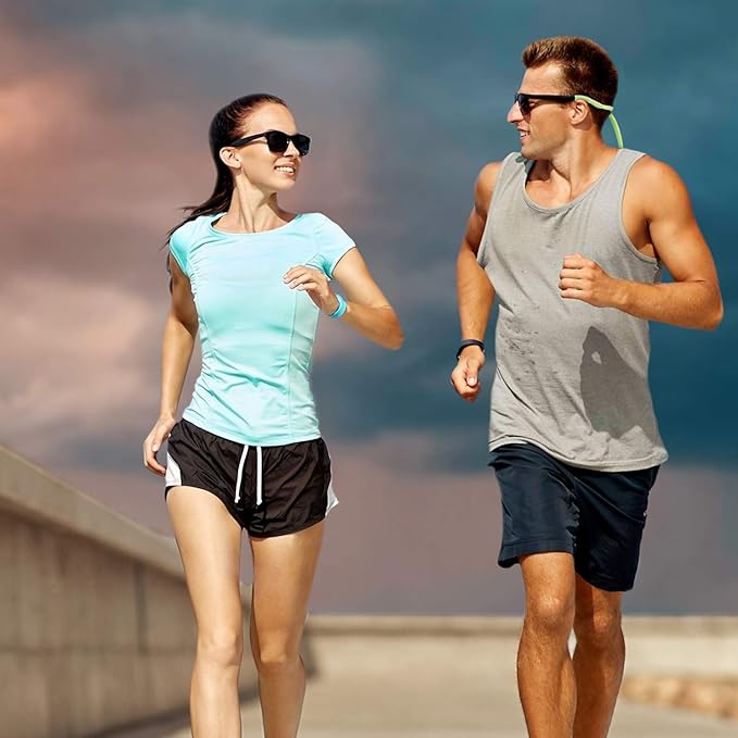 Adjustable Sunglasses Lanyard, Neck Strap, Sports Eye Glasses String Holder, Eyeglass Cords, Glasses Band for Men, High Elastics, Dirt-Resistant Style Pack of 6 - Black, Red, Blue