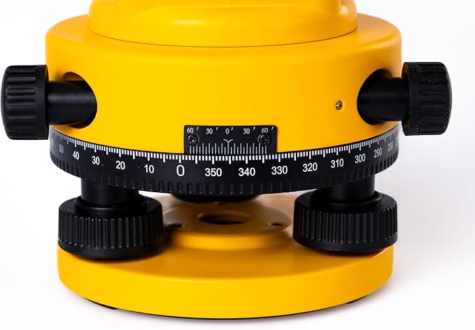 NSLP500C Leveling Device with Tripod, Carrying Case & Grade Rod, ±0.3mm/m Accuracy, Digital Display, Durable Construction