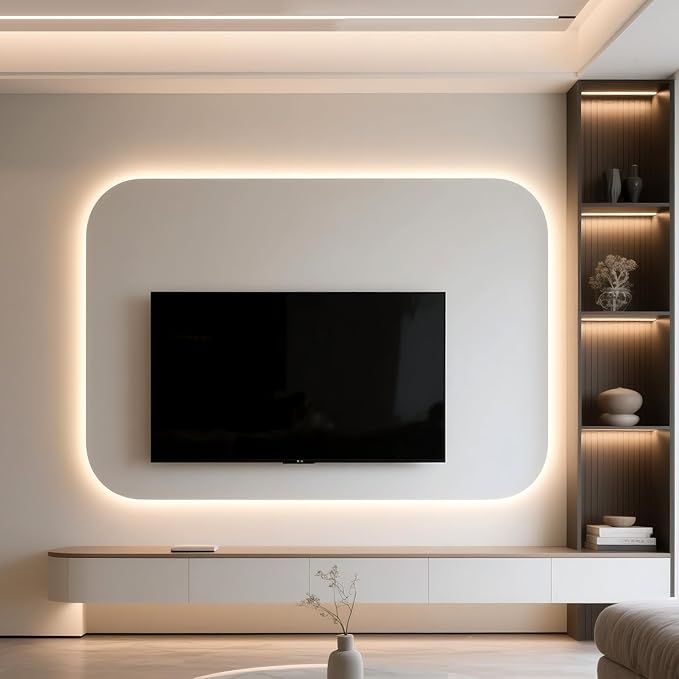 COB LED Strip Lights Warm White,24V Dimmable led Light Strip KIT with Remote and app Control,2700K 32.8FT/2 * 5m 8mm Wide Ra>90 Cuttable Flexible Strip Lights for Bedroom,Shelf,Cabinet