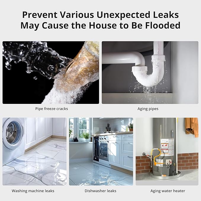 SONOFF SNZB-05P Zigbee Water Leak Sensor Without Detection Cable for Alarm System and Smart Home Automation, Wireless Mini Flood Detector for Kitchen Bathroom Basement 1Pack