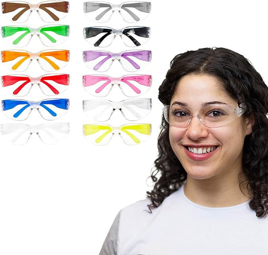 Hyline Anti-Fog Color Safety Glasses Variety, Impact Resistant, Polycarbonate, Anti-Scratch